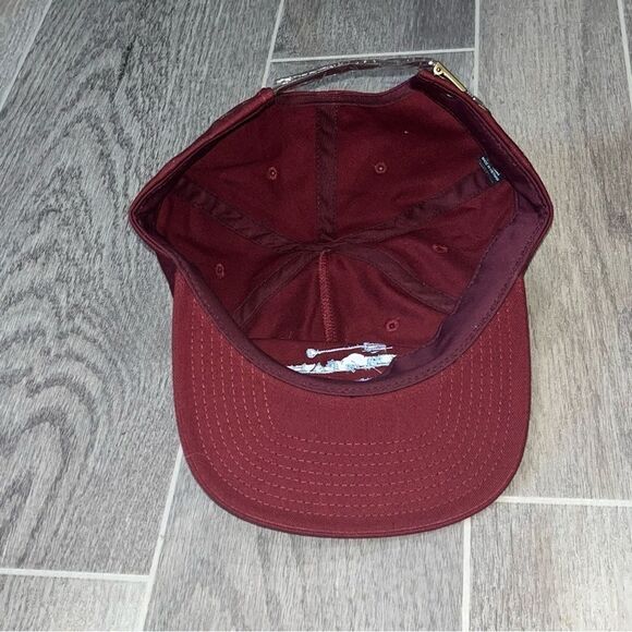 Maroon Embroidered Farm to Table Hat - Picture 5 of 10